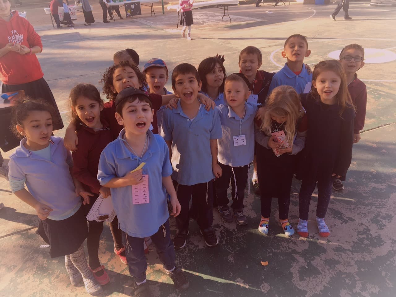 Children at the campus